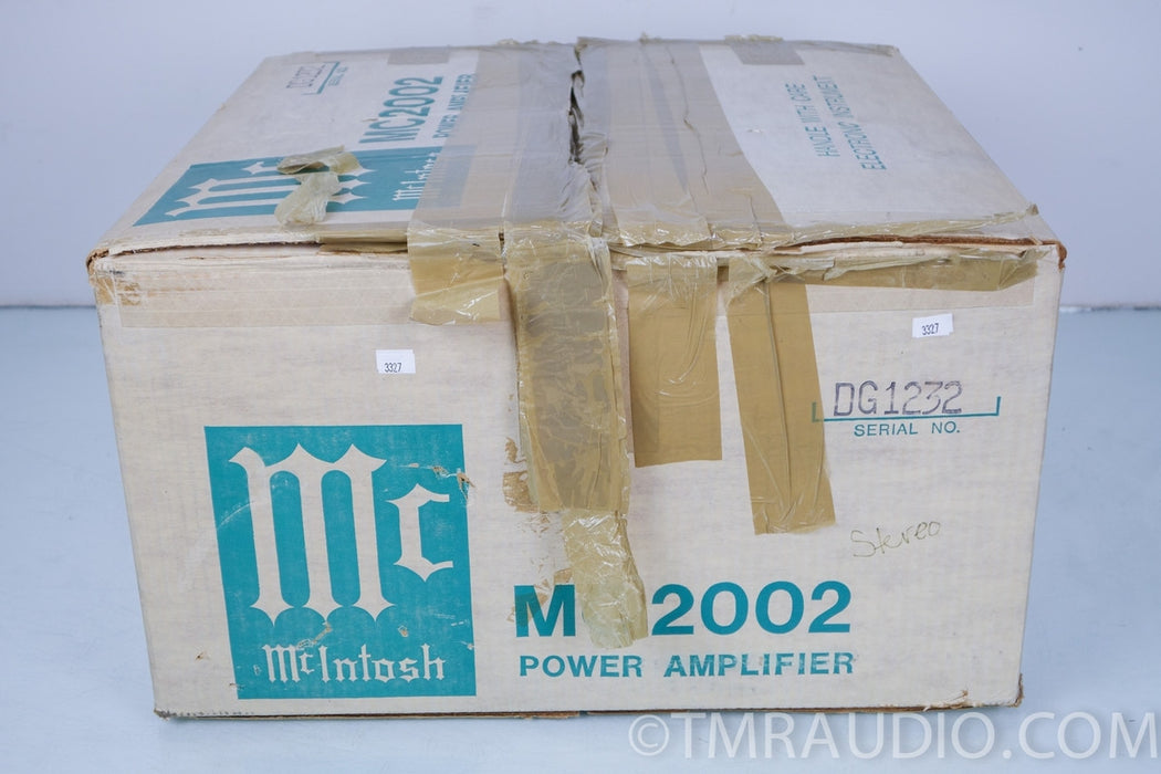 McIntosh MC 2002 Stereo Power Amplifier in Factory Box