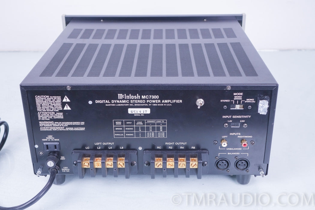McIntosh MC 7300 Vintage Stereo Power Amplifier in Factory Box