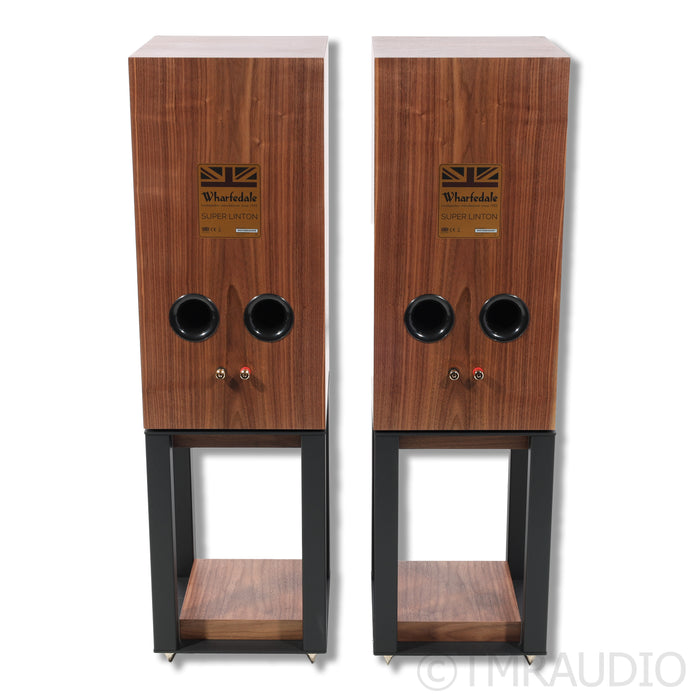 Wharfedale Super Linton  Bookshelf Speakers; Stands