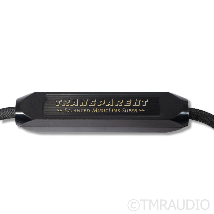 Transparent Audio MusicLink Super Balanced XLR Cables; 1m
