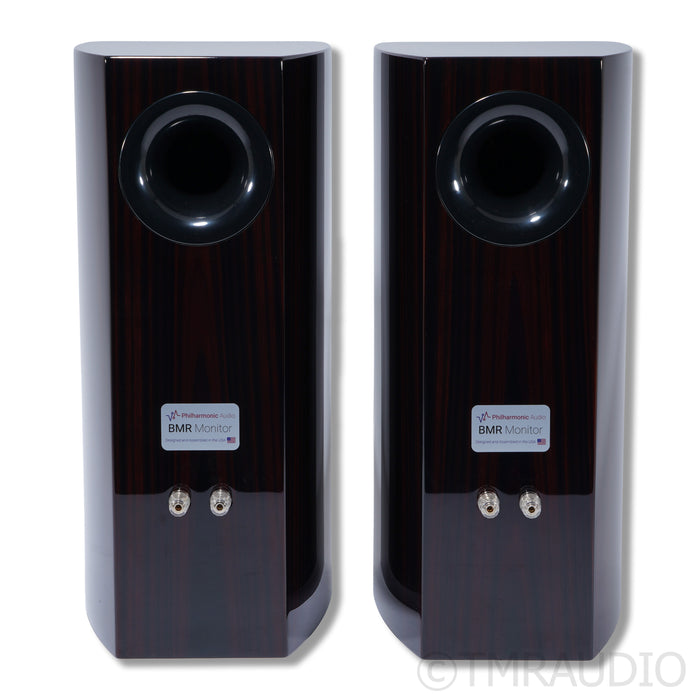 Philharmonic Audio Curved BMR Monitor Bookshelf Speakers