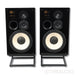 JBL L100 Classic Bookshelf Speakers; Stands