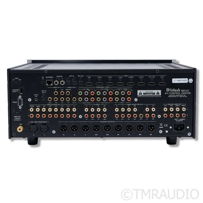 McIntosh MX121 7.2 Channel Home Theater Surround Processor; MM Phono