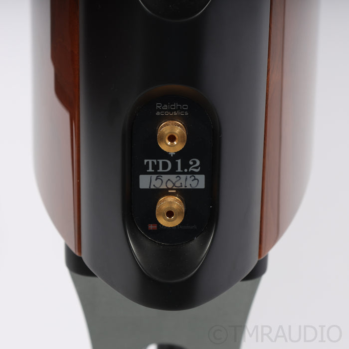 Raidho Acoustics TD1.2 Bookshelf Speakers; Stands