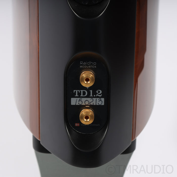 Raidho Acoustics TD1.2 Bookshelf Speakers; Stands