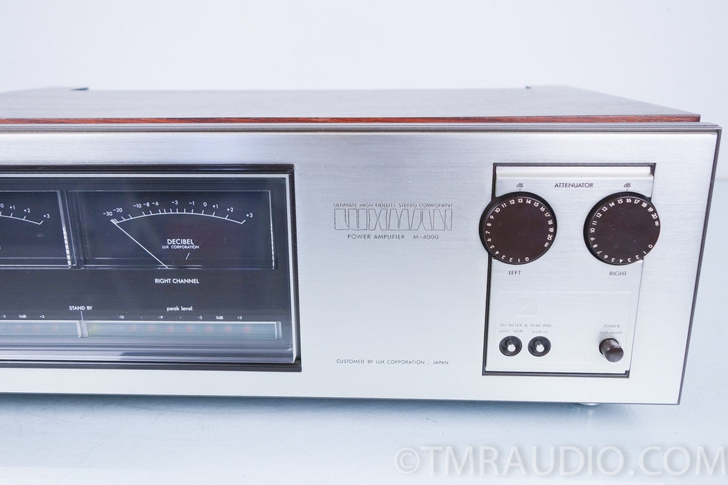 Luxman M-4000 Vintage Stereo Power Amplifier