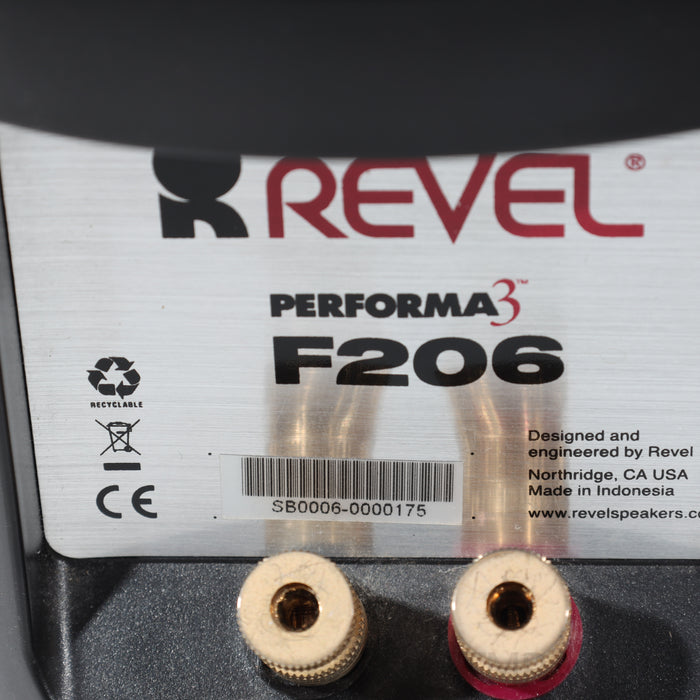 Revel Performa3 F206 Floorstanding Speakers