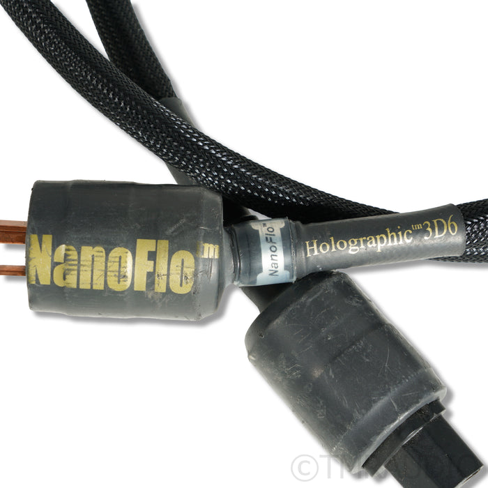 Nanoflo Audio Superconductor Holographic 3D6 Power Cable; 1.75m