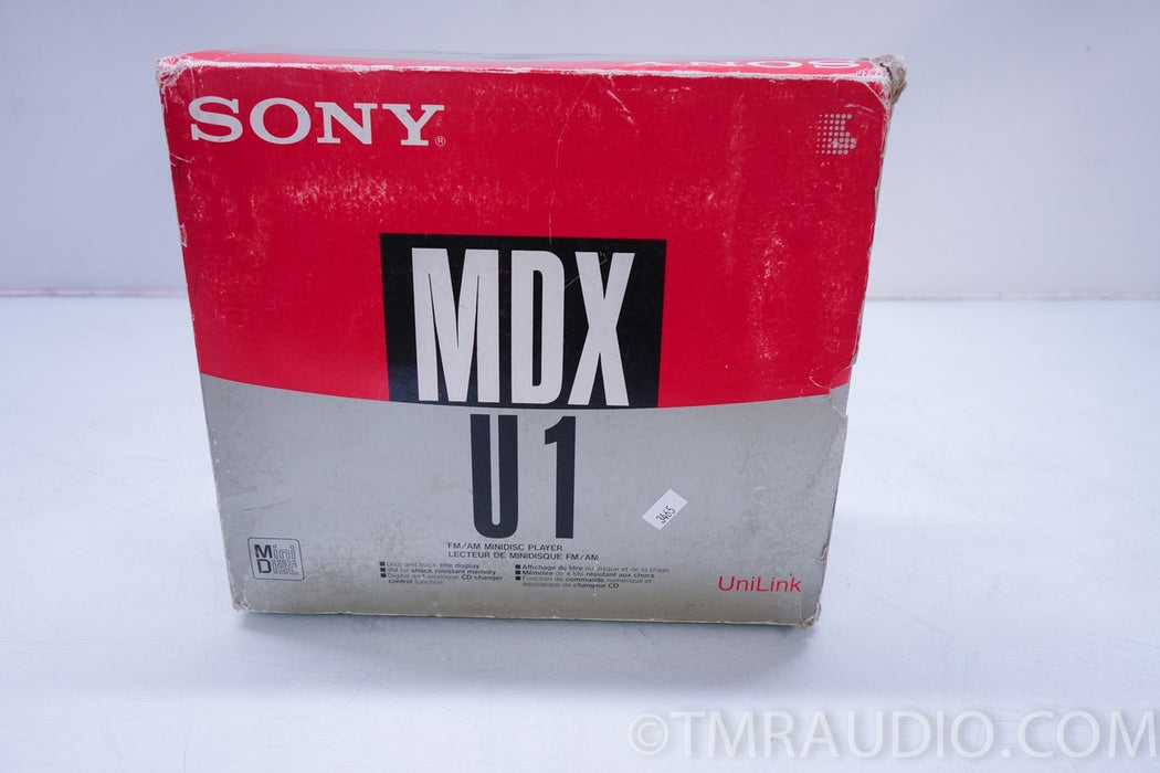 Sony MDX-U1 FM/AM In-dash Minidisc Player
