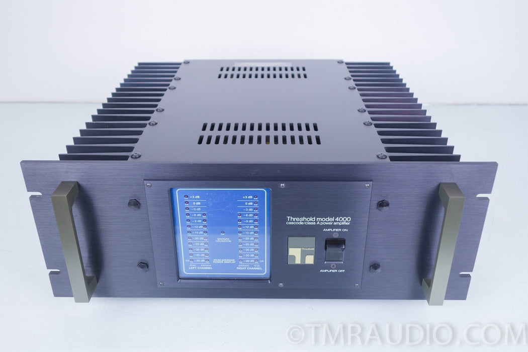 Threshold 4000 Power Amplifier updated to "E" Class Stasis