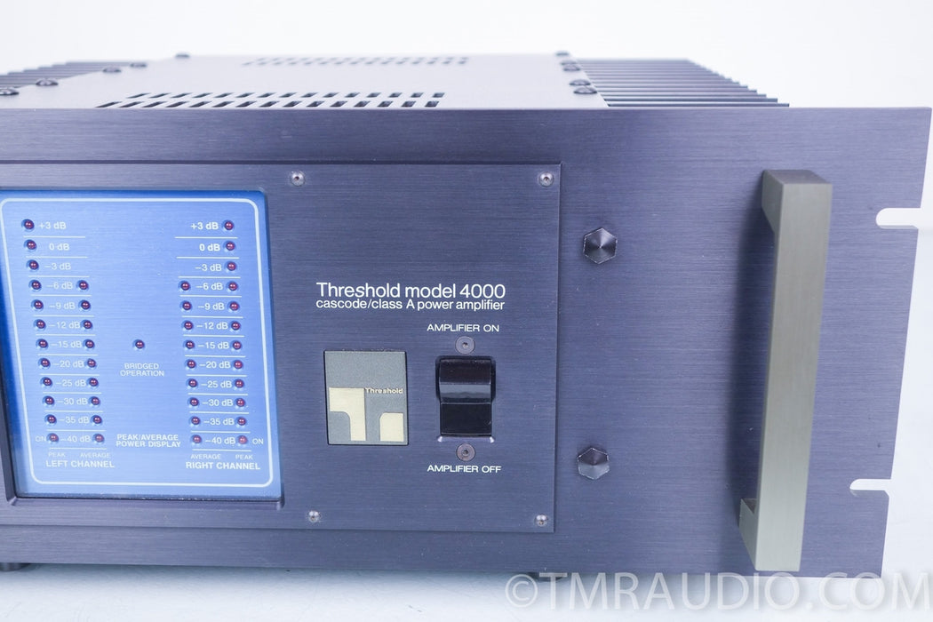 Threshold 4000 Power Amplifier updated to "E" Class Stasis