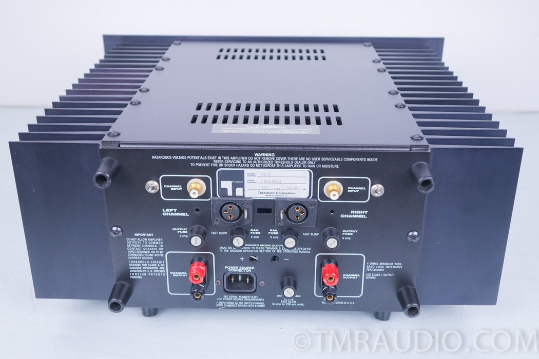 Threshold 4000 Power Amplifier updated to "E" Class Stasis