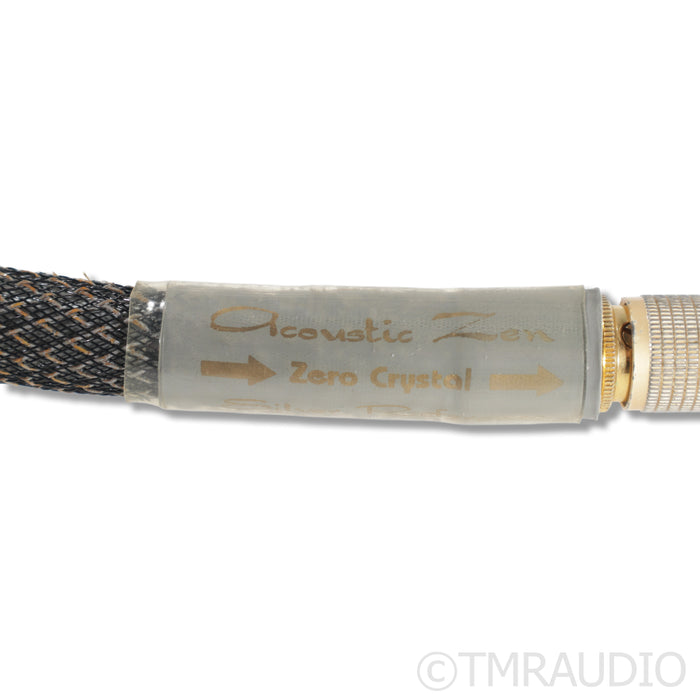 Acoustic Zen Silver Reference RCA Cables; 0.5m