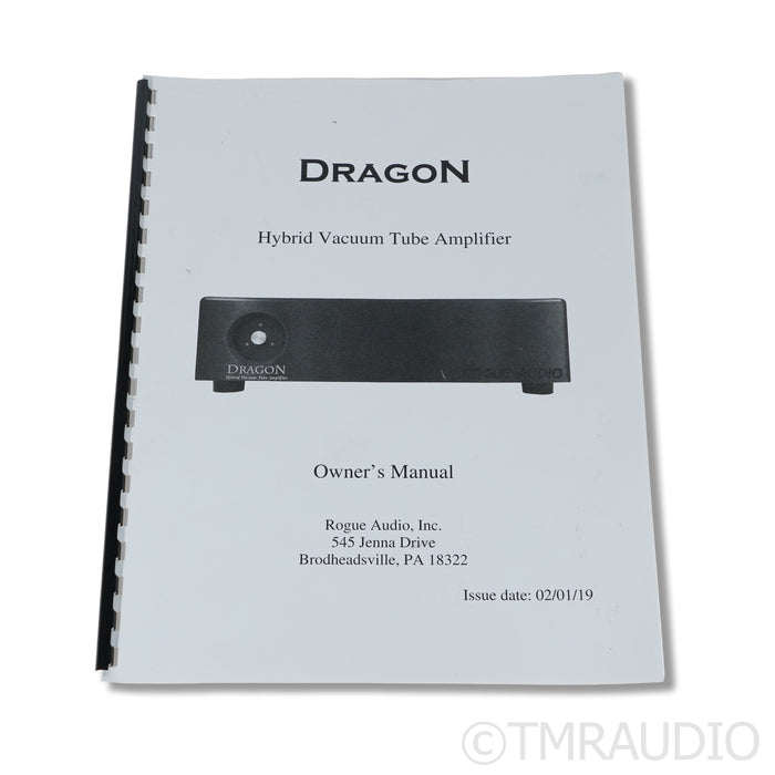 Rogue Audio DragoN Hybrid Power Amplifier