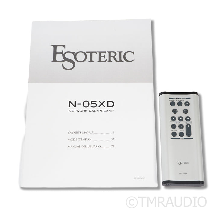 Esoteric Audio N-05XD Streaming DAC / Preamplifier / Headphone Amplifier