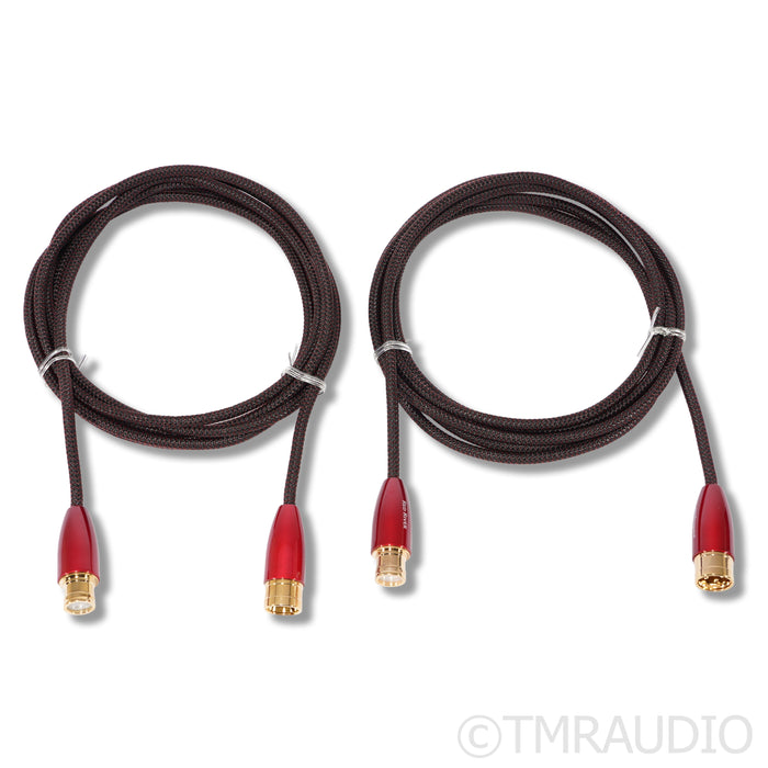 AudioQuest Red River XLR Cables; 3m (Mint)