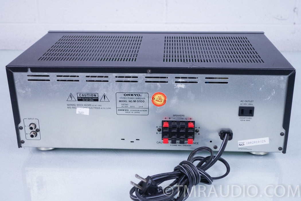 Onkyo M-5100 Stereo Power Amplifier