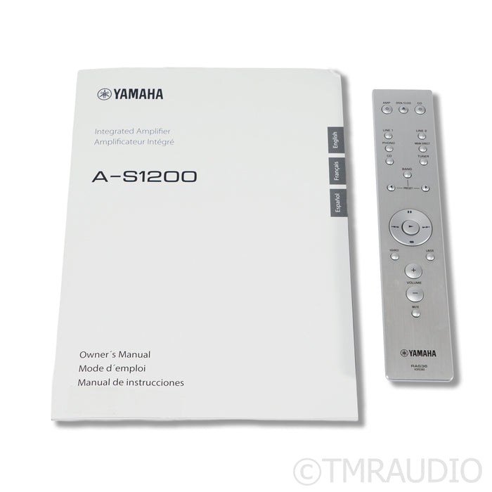 Yamaha A-S1200 Integrated Amplifier; MM/MC Phono (Open Box)