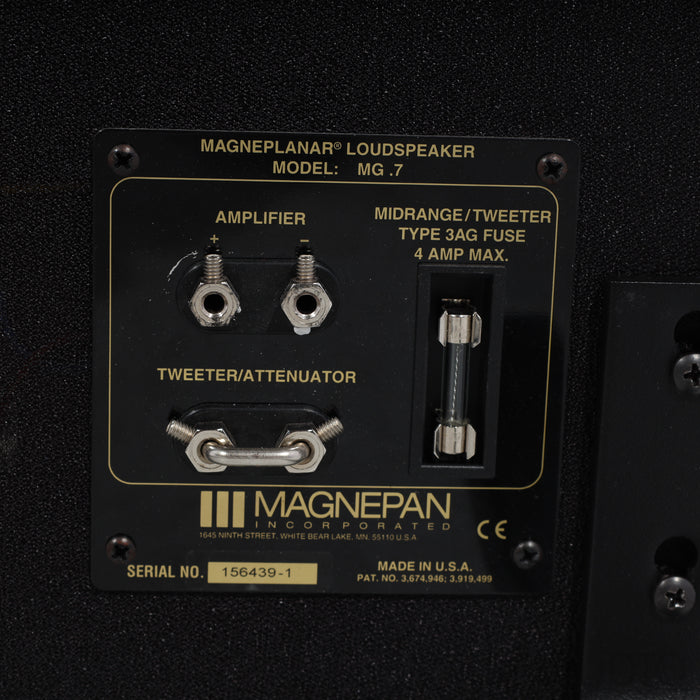 Magnepan Megneplanar .7 Floorstanding Speakers