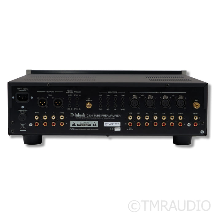 McIntosh C220 Tube Preamplifier; MM Phono
