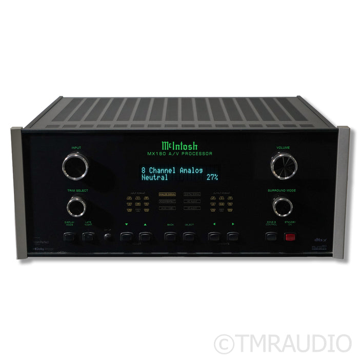 McIntosh MX180 15.1 Channel Surround Processor; Built-In DAC; MM Phono