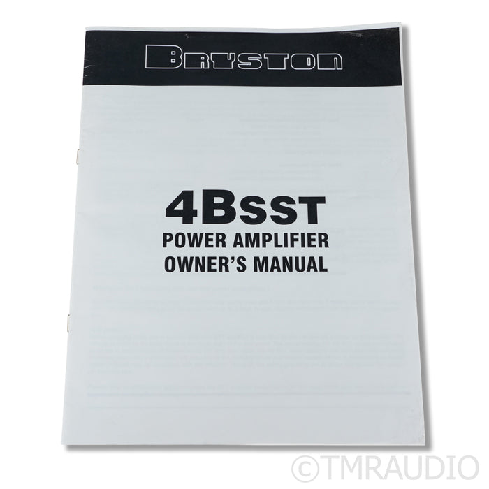 Bryston 4B SST Power Amplifier