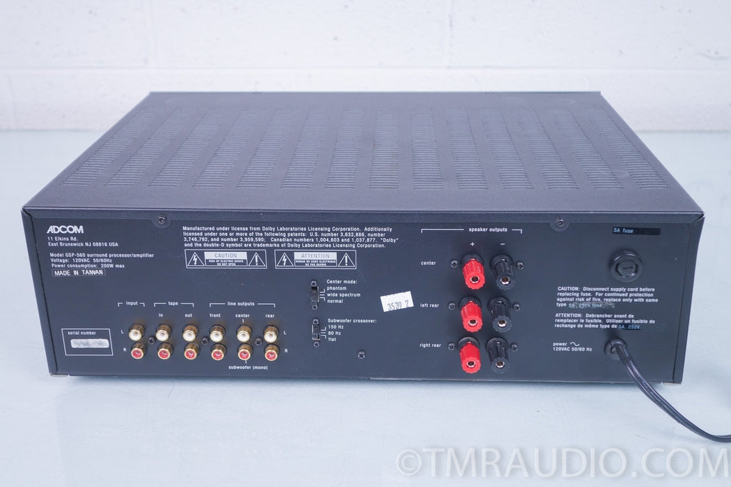 ADCOM Surround Sound Processor / Amplifier