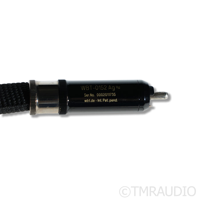 ZenWave Audio DSR Silver Ribbon RCA Cable; 1.5m