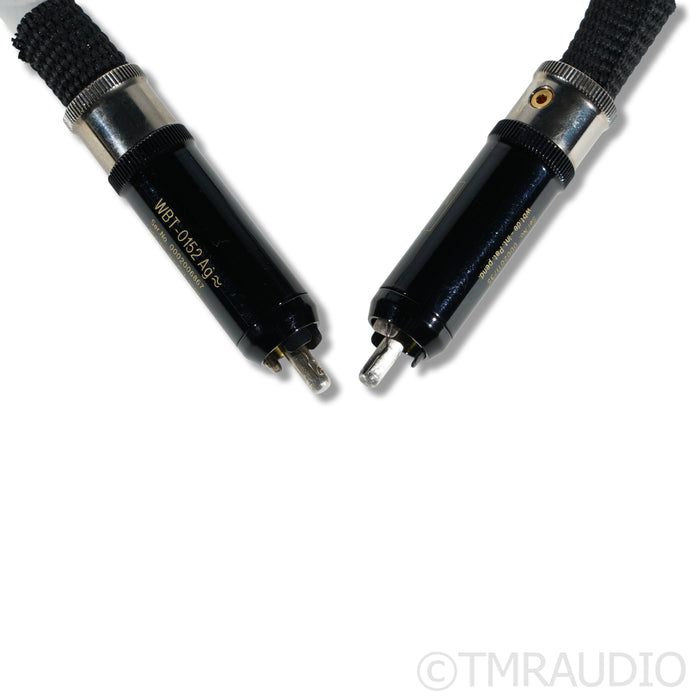 ZenWave Audio DSR Silver Ribbon RCA Cable; 1.5m