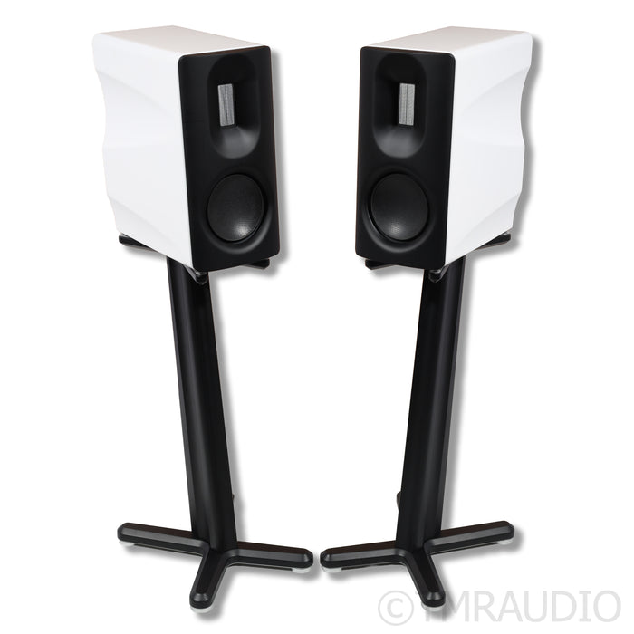 Borresen Z1 Cryo Bookshelf Speakers; Stands