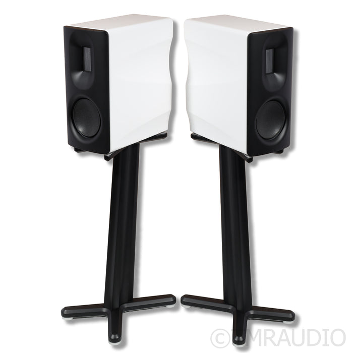 Borresen Z1 Cryo Bookshelf Speakers; Stands