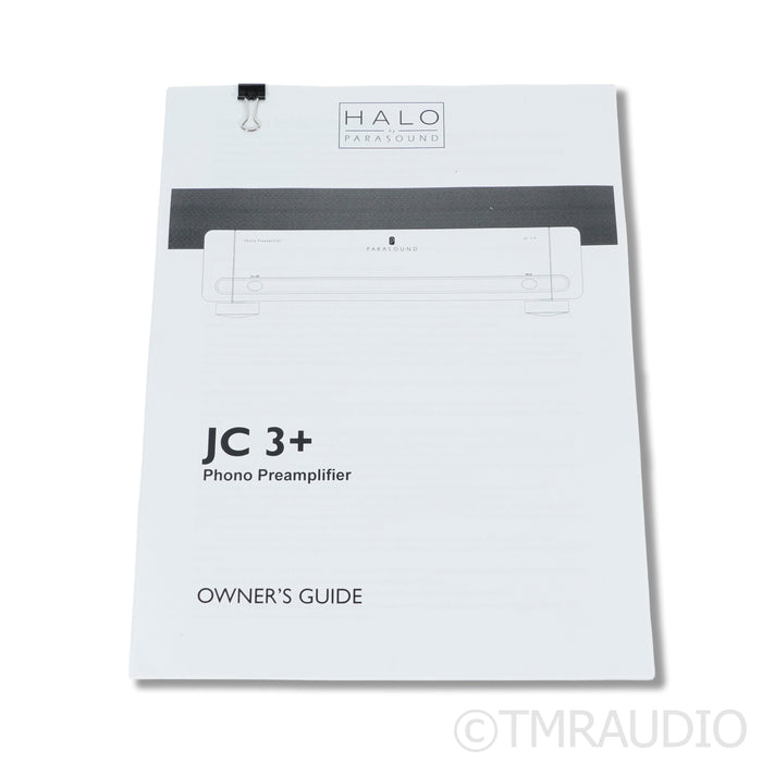 Parasound Halo JC3+ MM/MC Phono Preamplifier