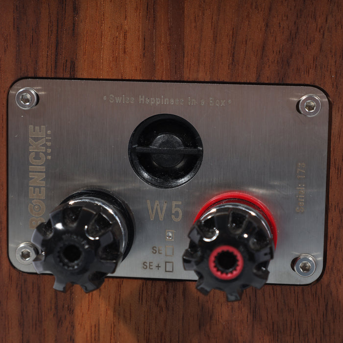 Boenicke W5 Bookshelf Speakers; Stands
