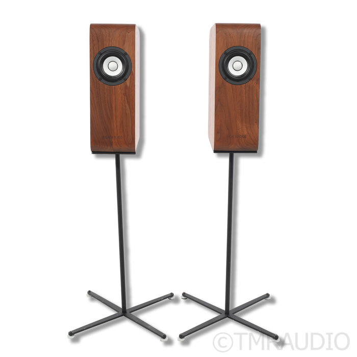 Boenicke W5 Bookshelf Speakers; Stands