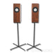 Boenicke W5 Bookshelf Speakers; Stands