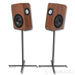 Boenicke W5 Bookshelf Speakers; Stands