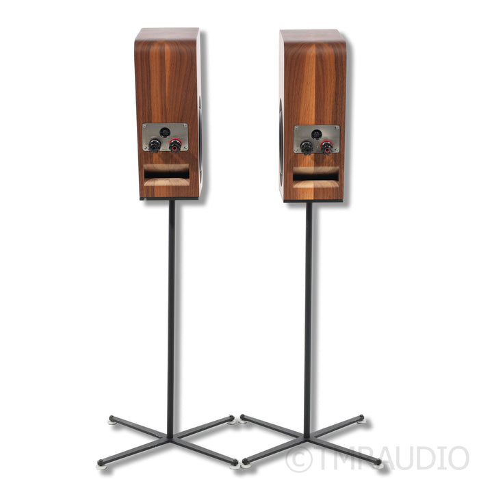 Boenicke W5 Bookshelf Speakers; Stands