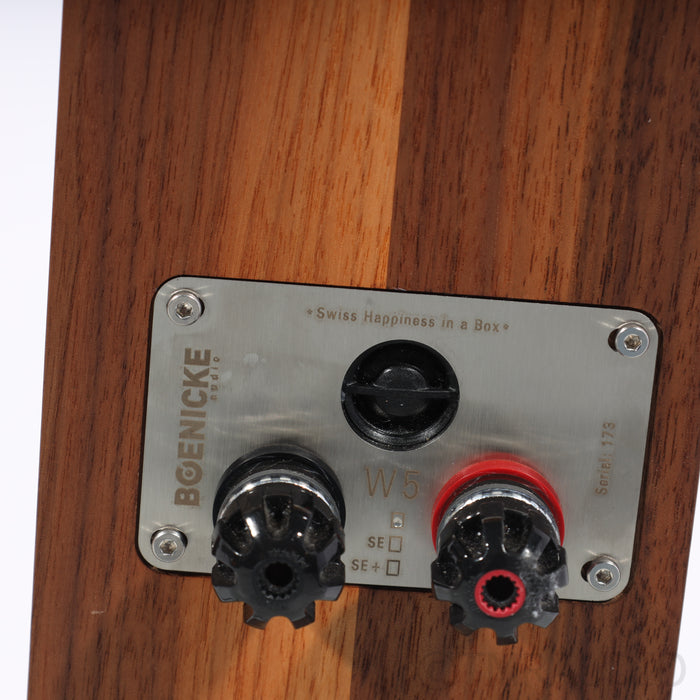 Boenicke W5 Bookshelf Speakers; Stands