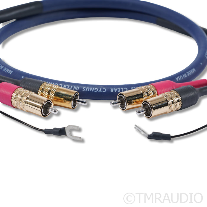 Cardas Clear Cygnus Phono Cable; 1m (Open Box)