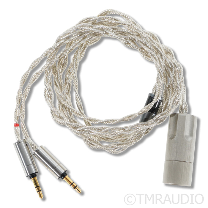 LavriCables Grand Silver Headphone Cable; 1m