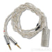LavriCables Grand Silver Headphone Cable; 1m
