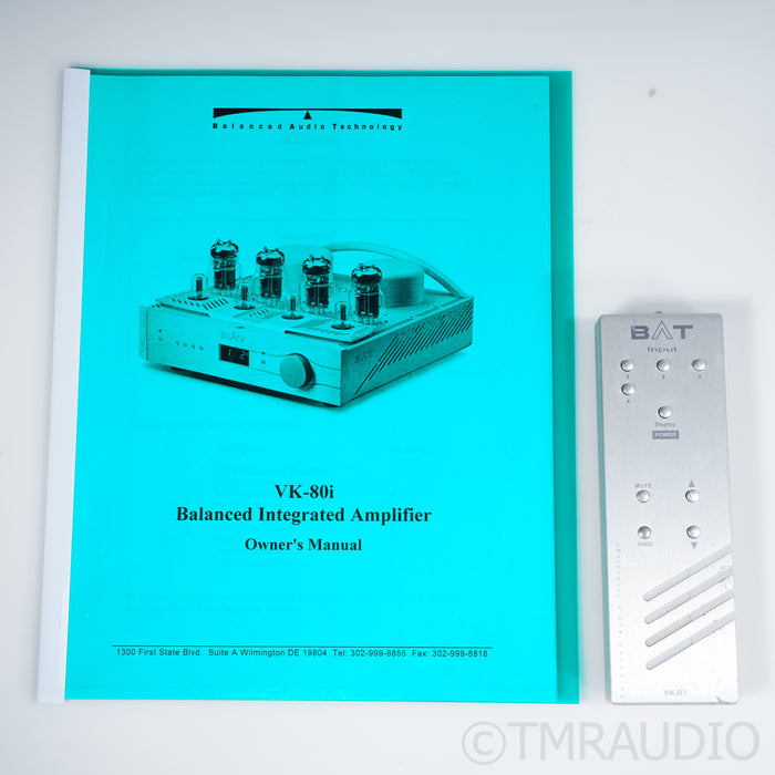 BAT VK-80i Tube Integrated Amplifier