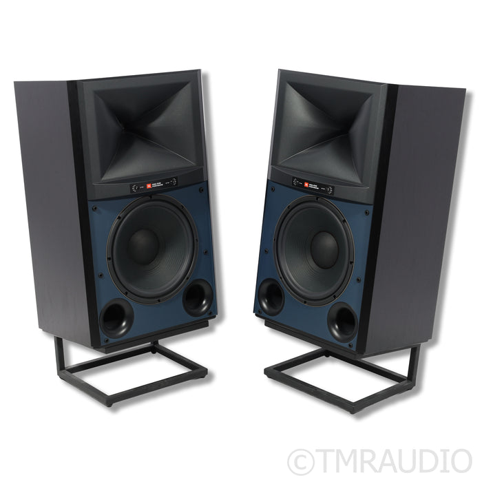 JBL 4349 Bookshelf Speakers; Stands