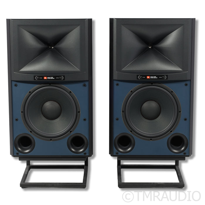 JBL 4349 Bookshelf Speakers; Stands