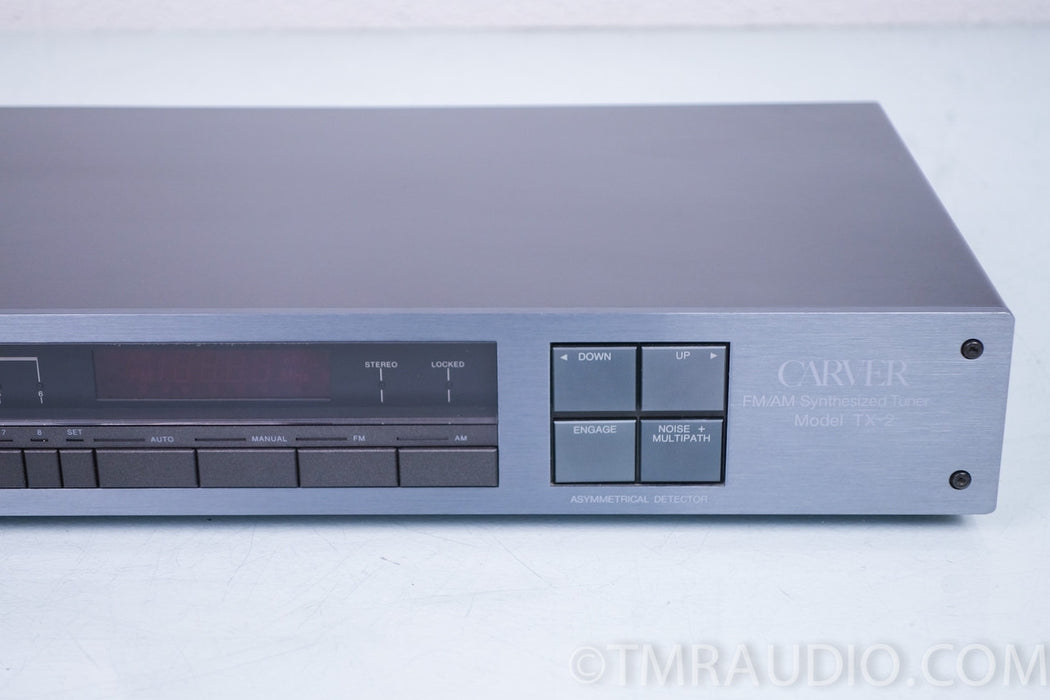 Carver TX-2 Quartz Synthesized AM FM Stereo Tuner