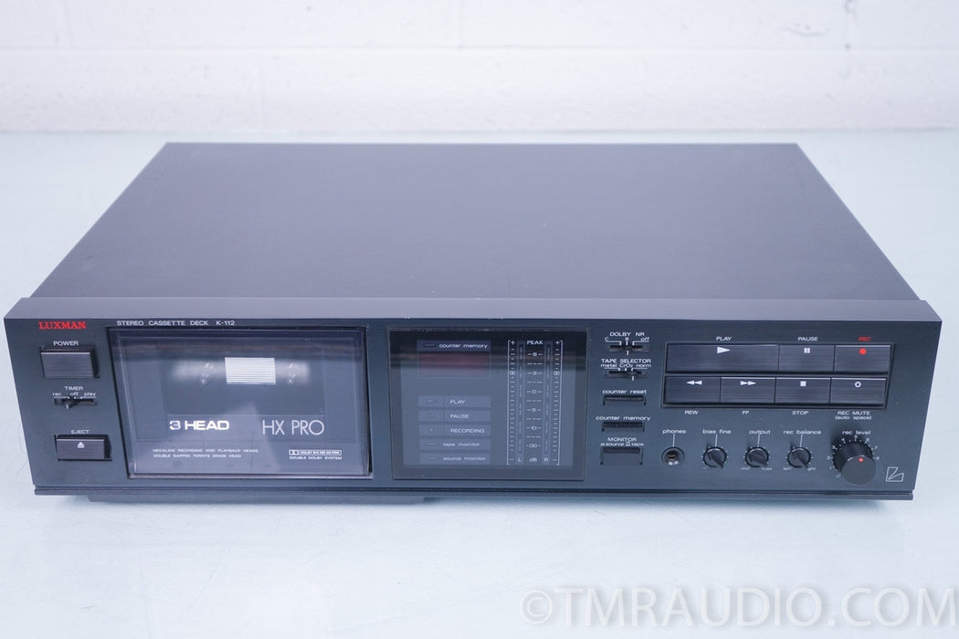Luxman K-112 Stereo Cassette Deck / Tape Recorder