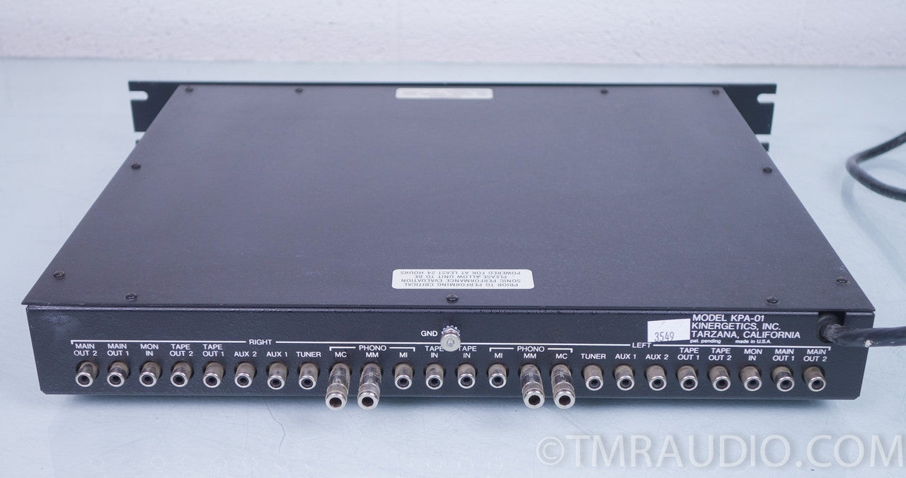 Kinergetics KPA-1 Stereo Preamplifier w/ Phono Stage & Outboard Power Supply