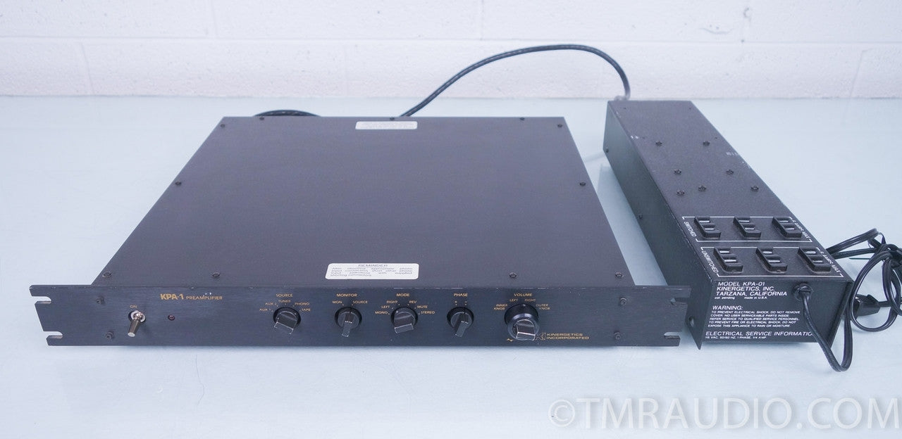 Kinergetics KPA-1 Stereo Preamplifier w/ Phono Stage & Outboard Power Supply