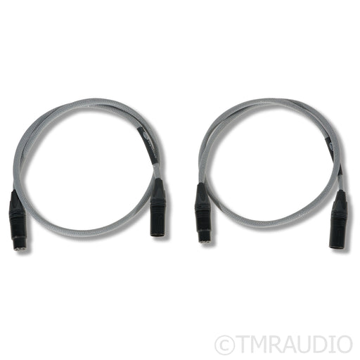 WyWires Silver Series XLR Cables; 3ft