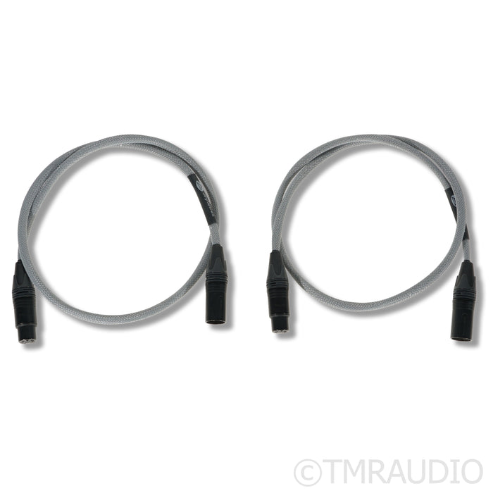 WyWires Silver Series XLR Cables; 3ft